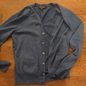 Brooks Brothers Classic Blue Cardigan